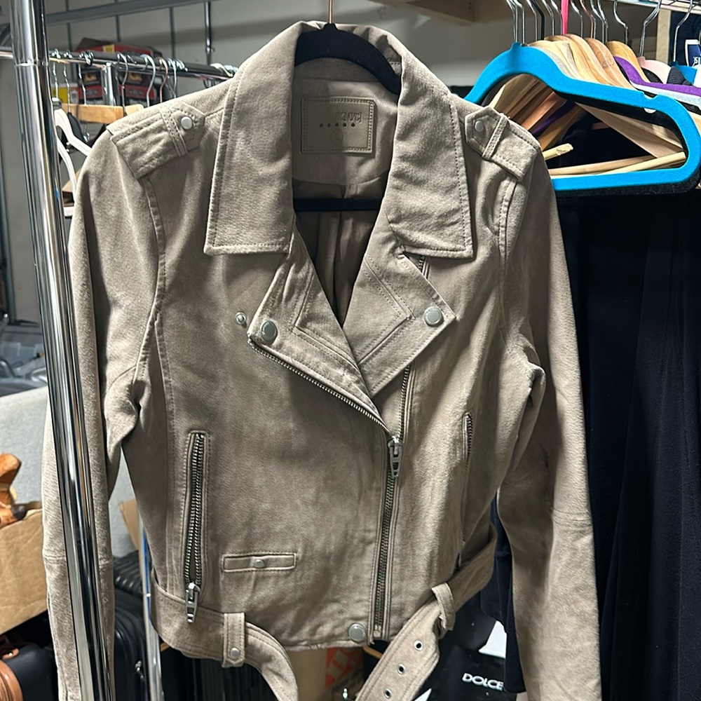 Brand new suede Moto jacket